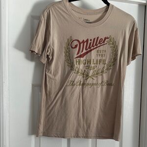 Miller High Life Tan T-Shirt